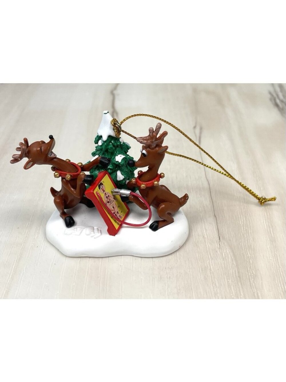 2006 Hasbro OPERATION 2.5" Reindeer Games CHRISTMAS ORNAMENT Retired EUC